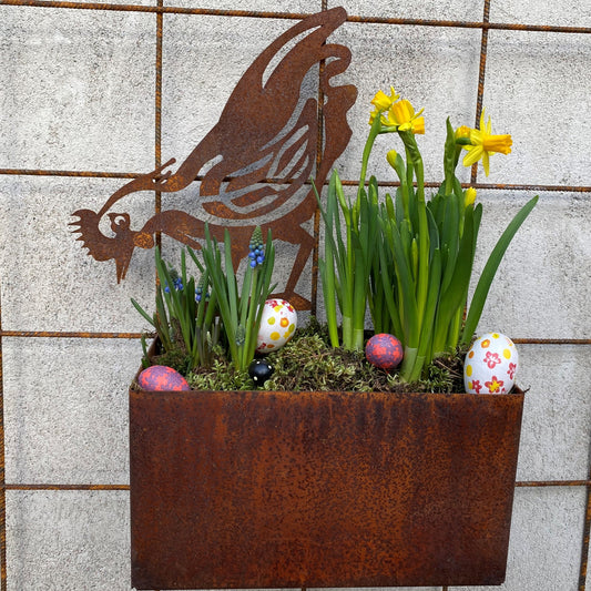 Påskpaket med odlingslåda rost + Hönan Hedvig