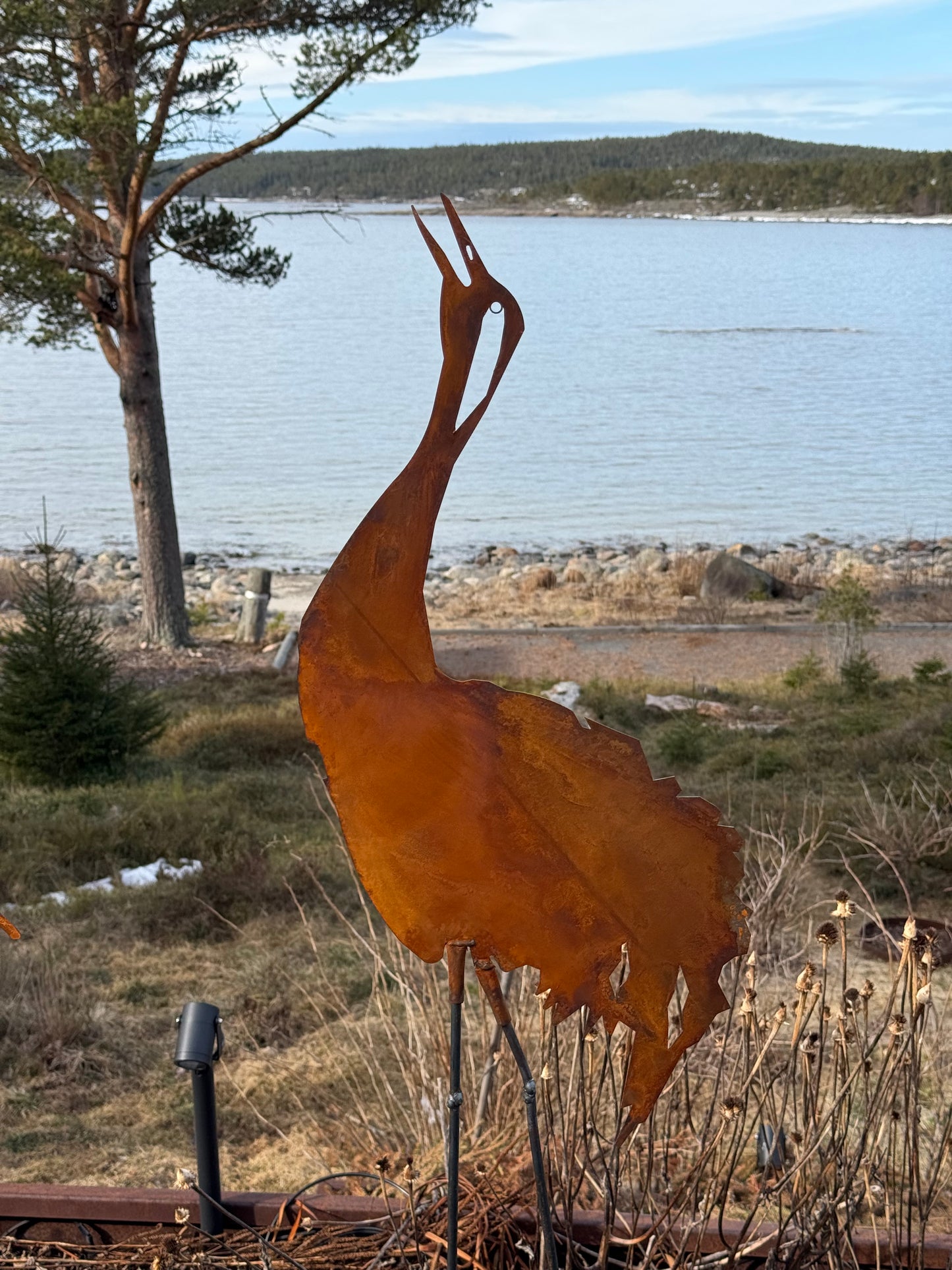 Fågeldansen, 2 st pinnfigur Tranan Tyra