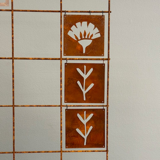 Vårpaket med 3 st prydnadsplattor.