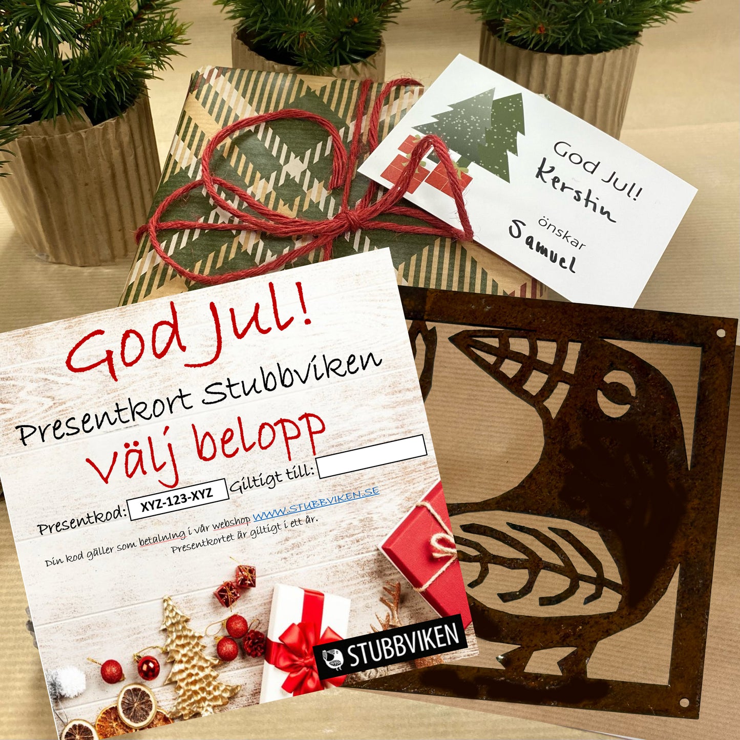 Presentkort Jul Stubbviken - Skickas till köparens postadress