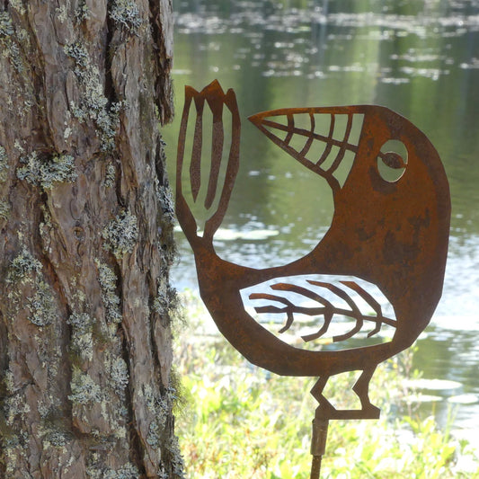 Pinnfigur Fågel Fabian