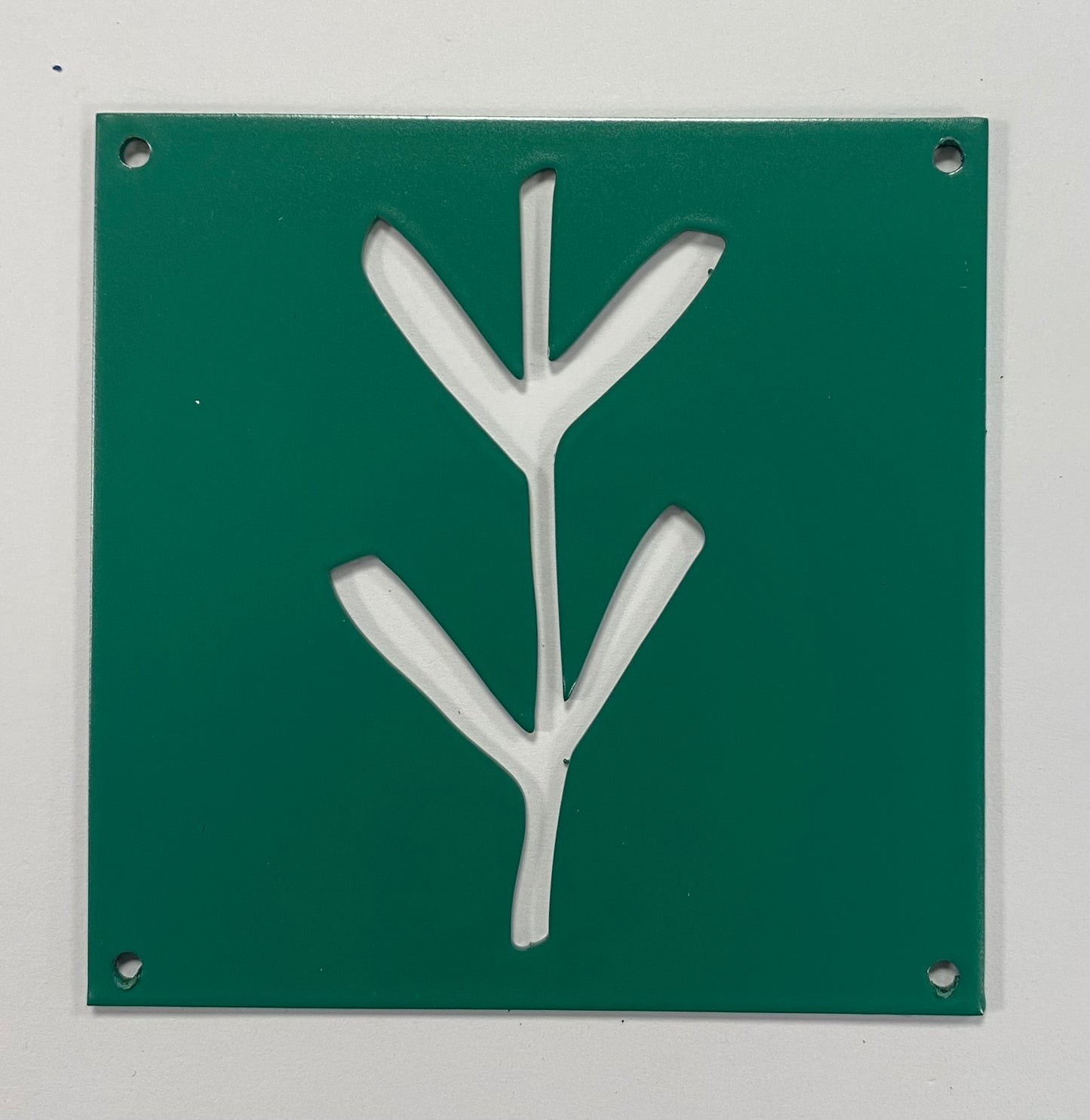 Prydnadsplatta Strå 15 x 15 - grön