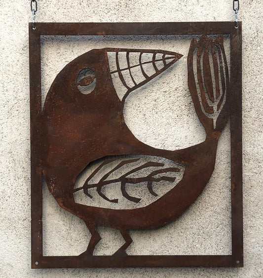 Väggplatta Fågel Fabian