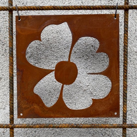 Prydnadsplatta Flora 9 x 9 cm