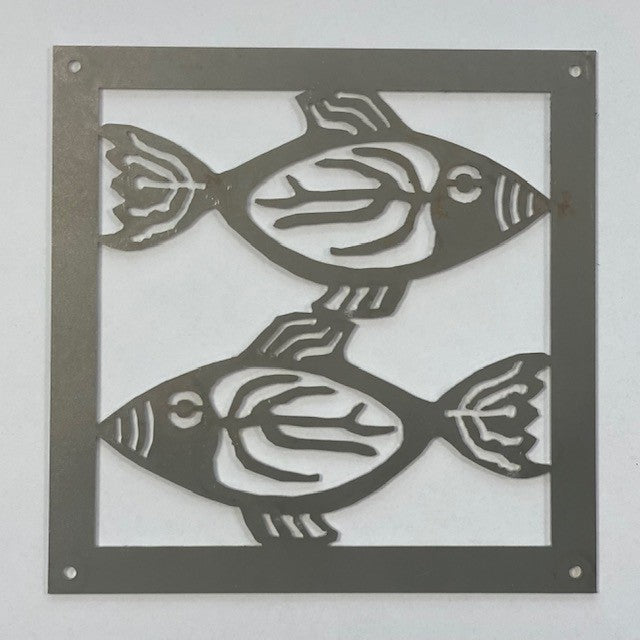 Prydnadsplatta Fiskar Filip 13 x 13