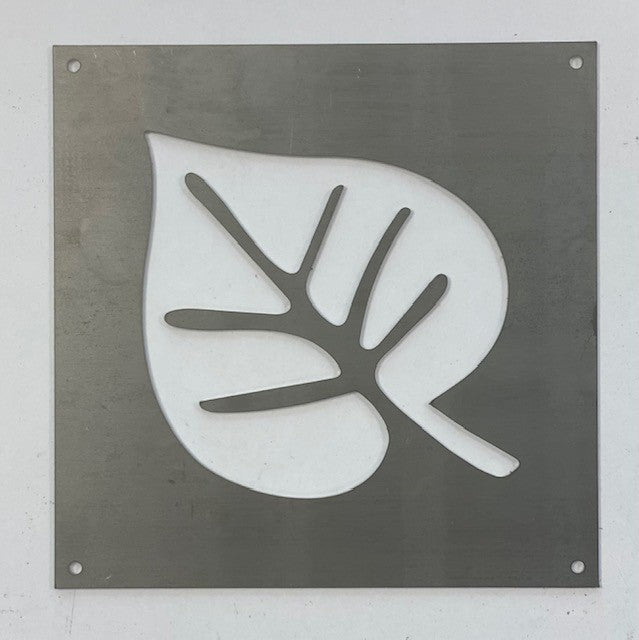 Prydnadsplatta Löv 13 x 13