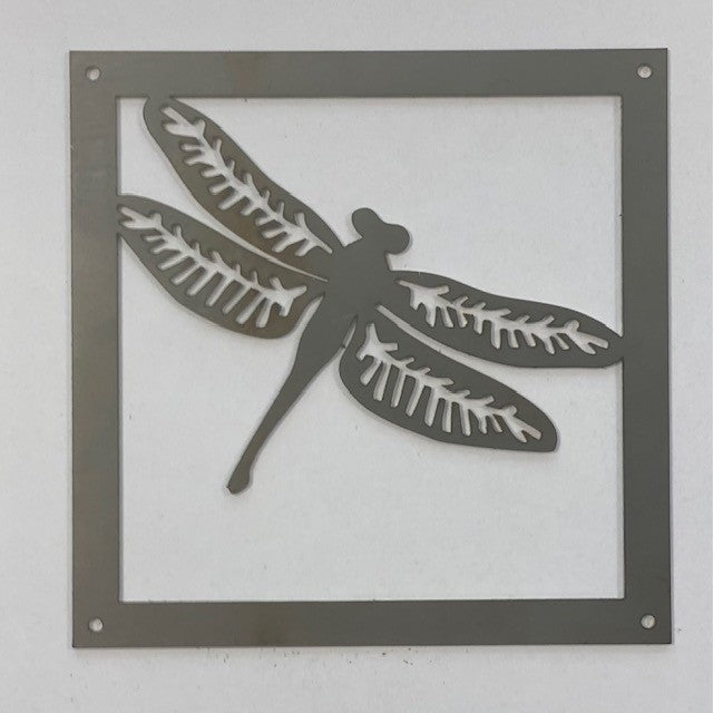 Prydnadsplatta Sländan Solveig med ram 13 x 13