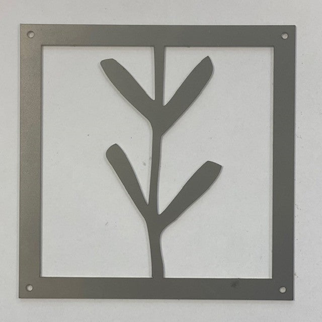 Prydnadsplatta Strå med ram 13 x 13